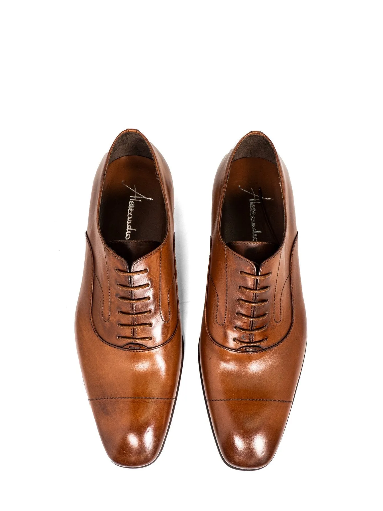 MILANO OXFORD IN BROWN CALFSKIN