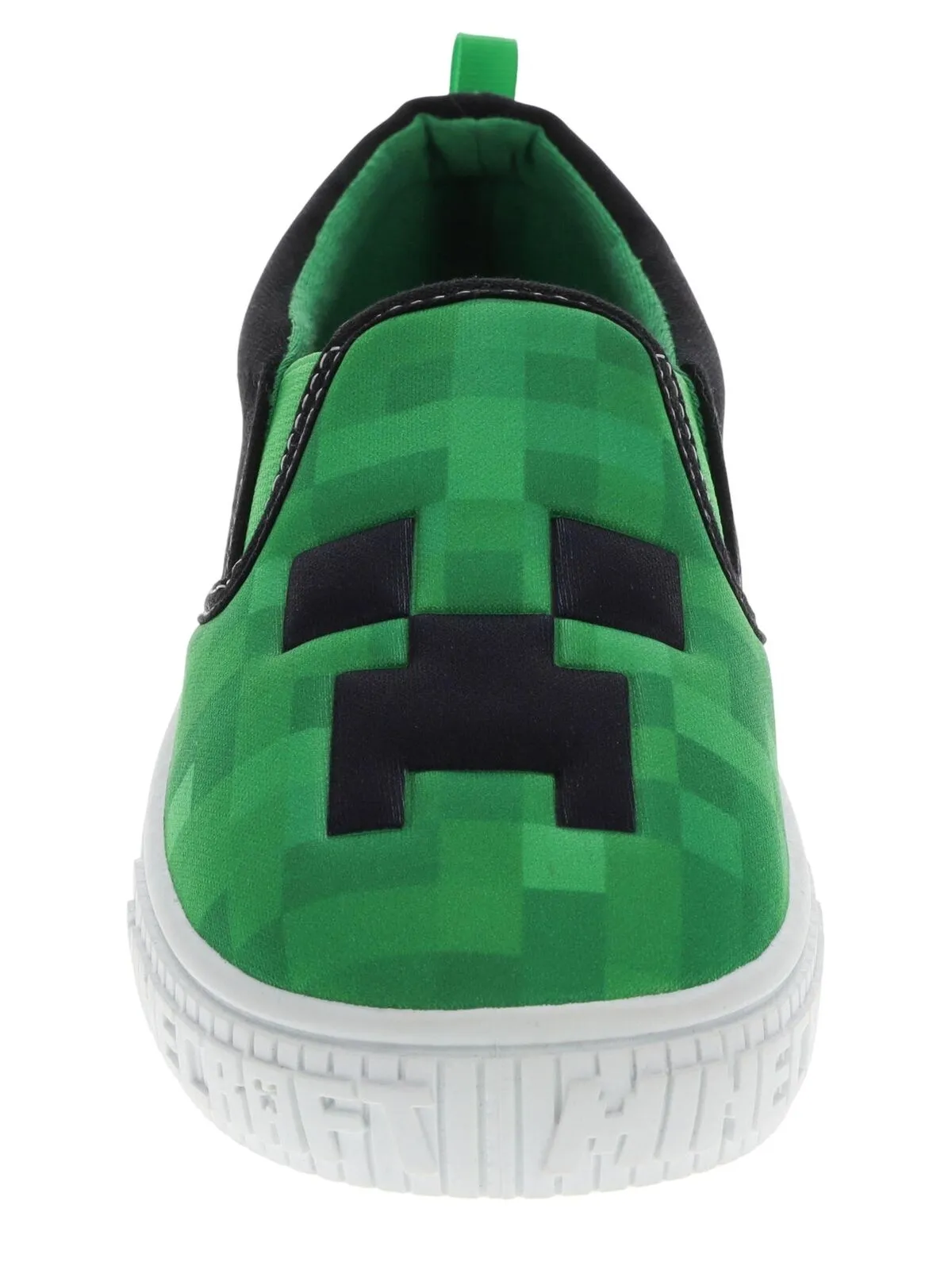 Minecraft Boys Creeper Slip-On Shoes 167594f44eea2f Green 2