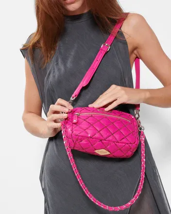 Mini Crosby | Fuchsia Sequin