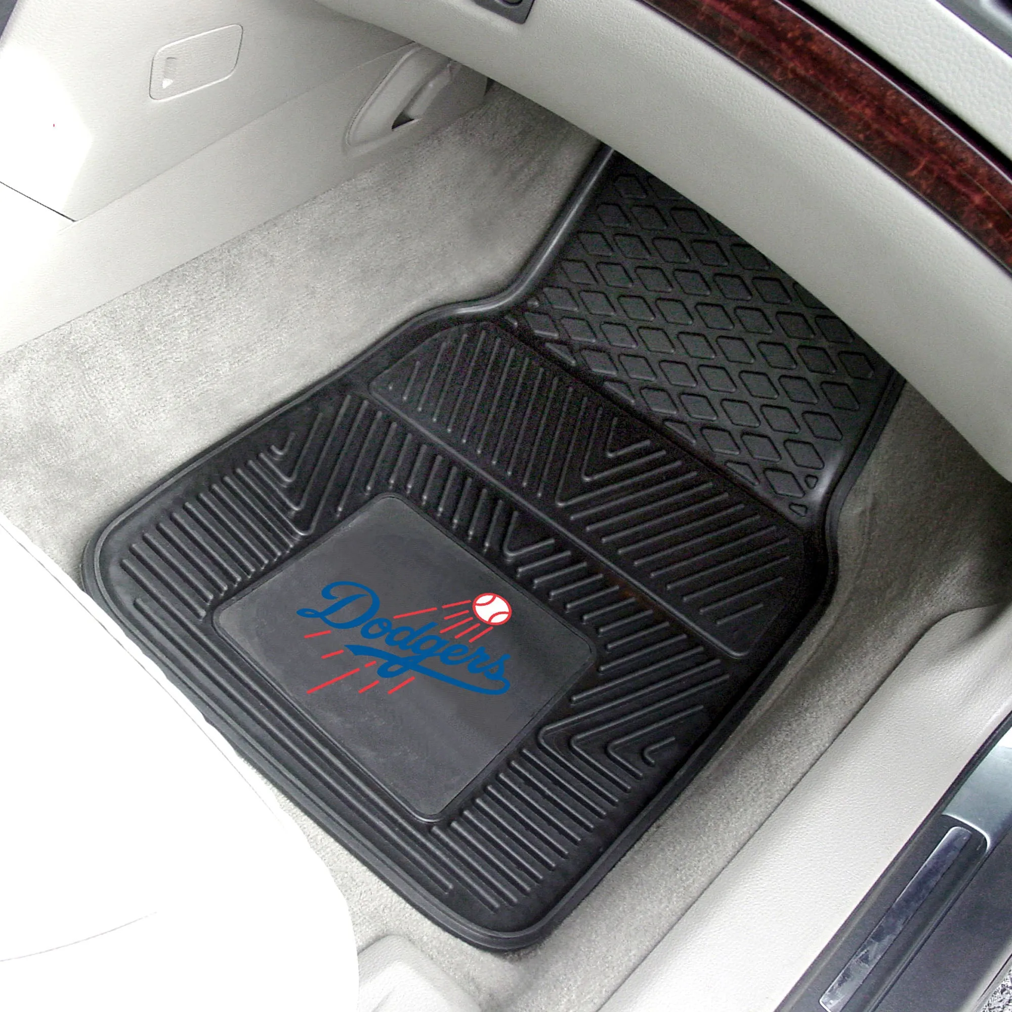 MLB - Los Angeles Dodgers 2-pc Vinyl Car Mat Set