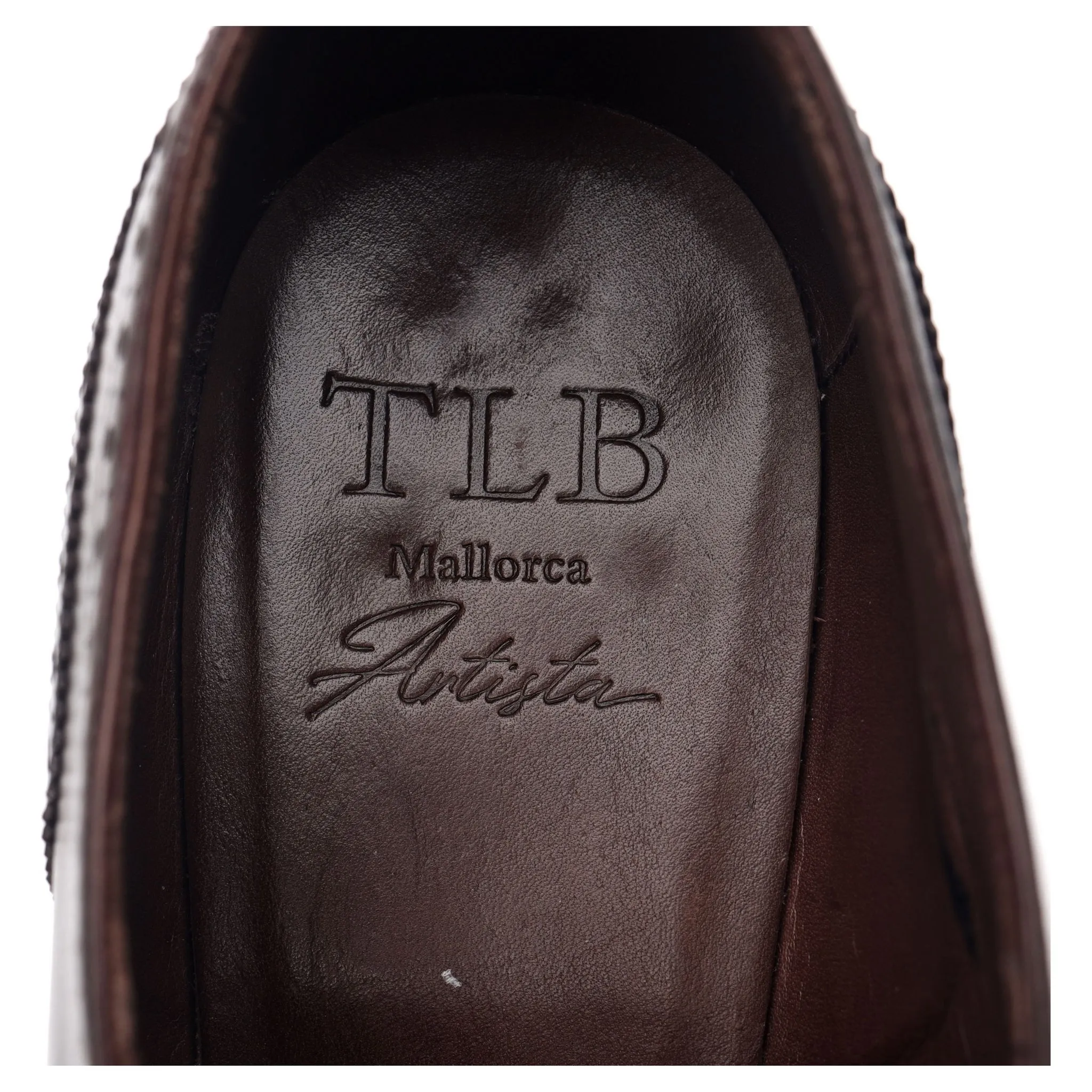 'MTO Artista' Dark Brown Leather Oxford Semi Brogue UK 7 F