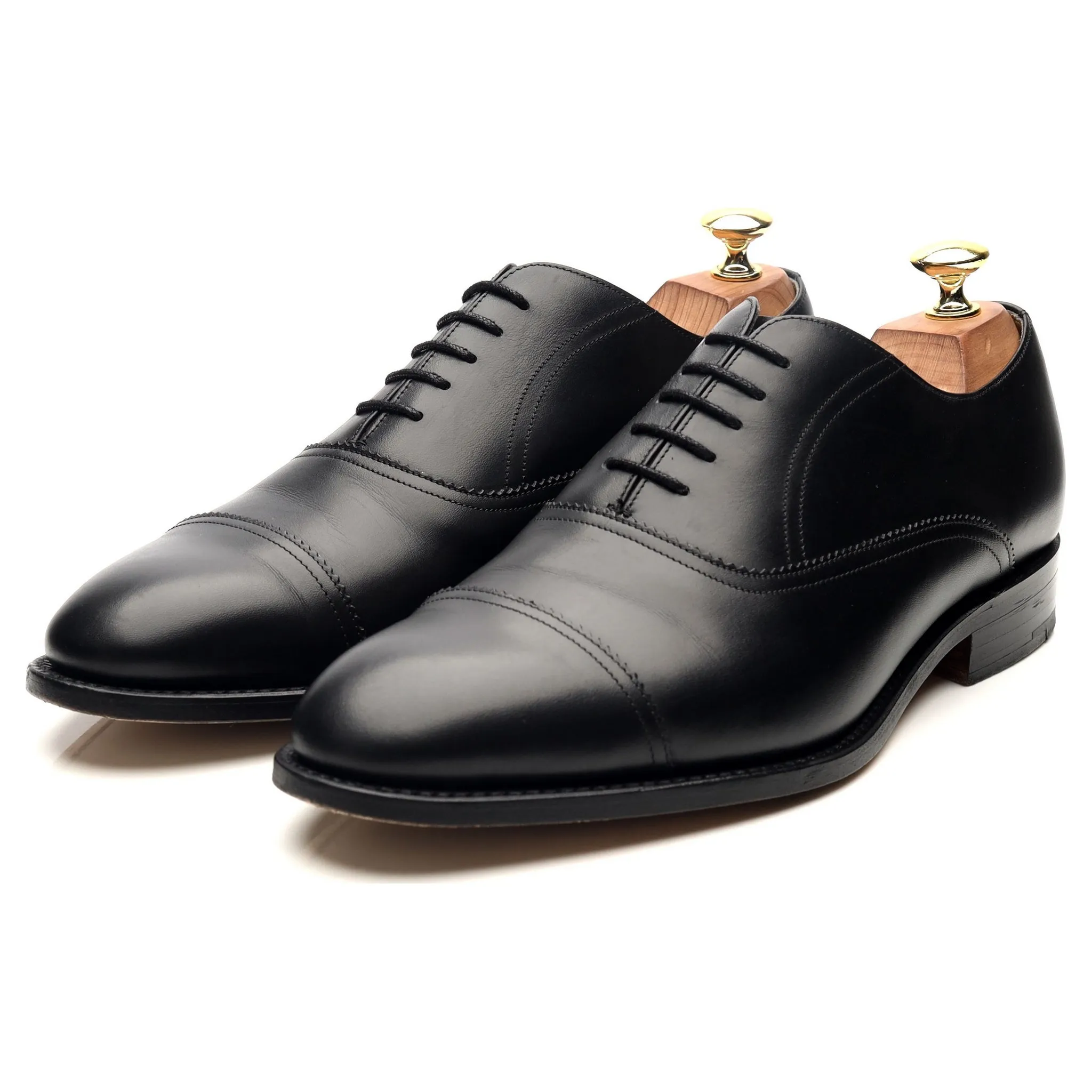'Nevis' Black Leather Oxford UK 8 G