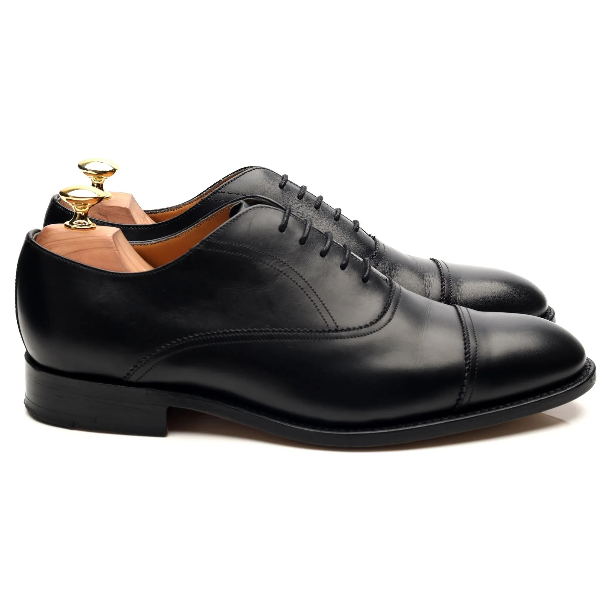 'Nevis' Black Leather Oxford UK 8 G