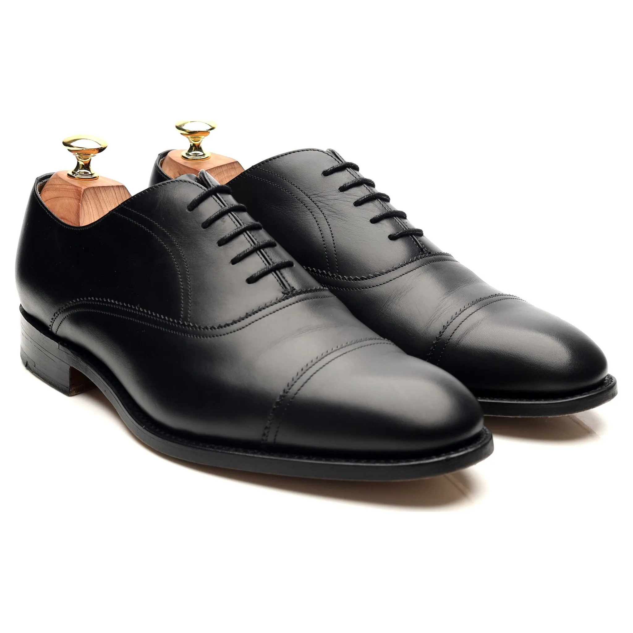 'Nevis' Black Leather Oxford UK 8 G