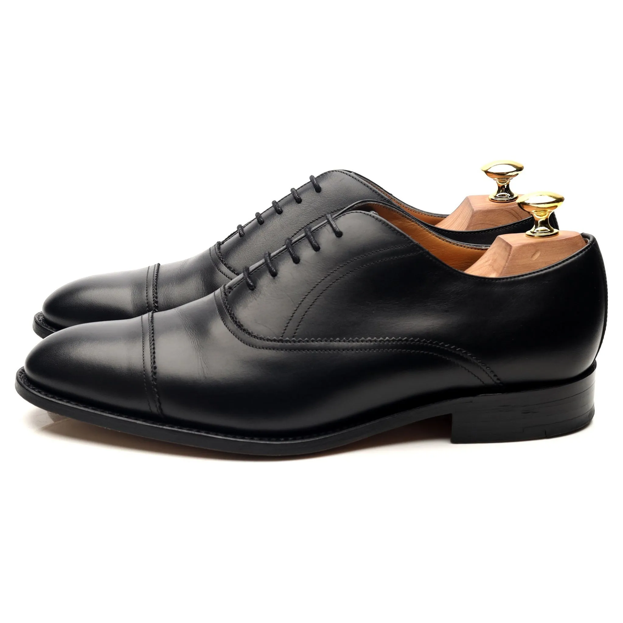 'Nevis' Black Leather Oxford UK 8 G