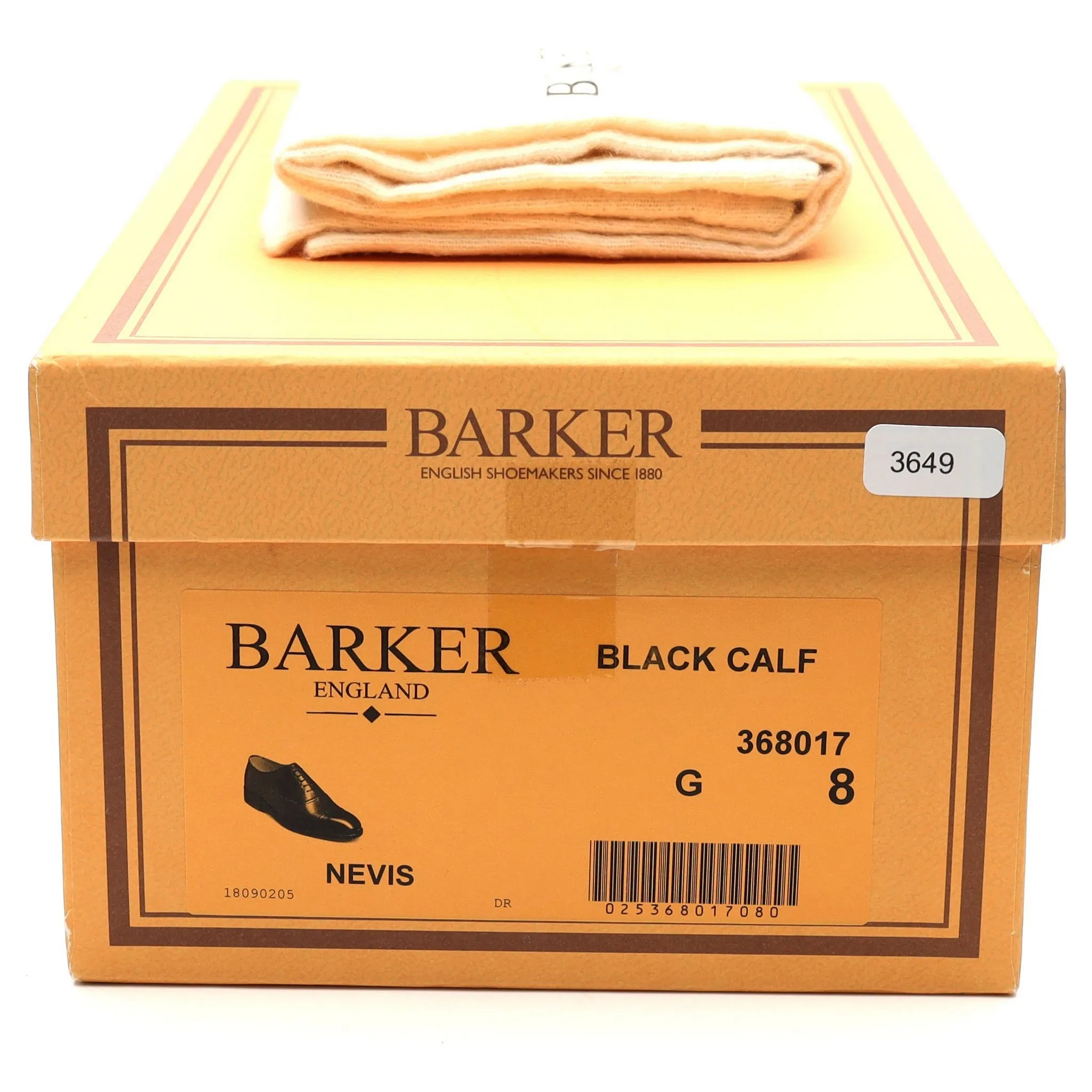 'Nevis' Black Leather Oxford UK 8 G