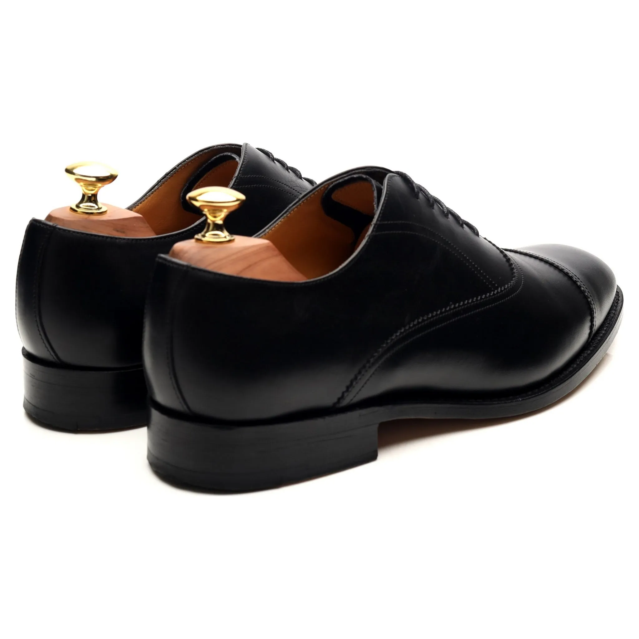 'Nevis' Black Leather Oxford UK 8 G