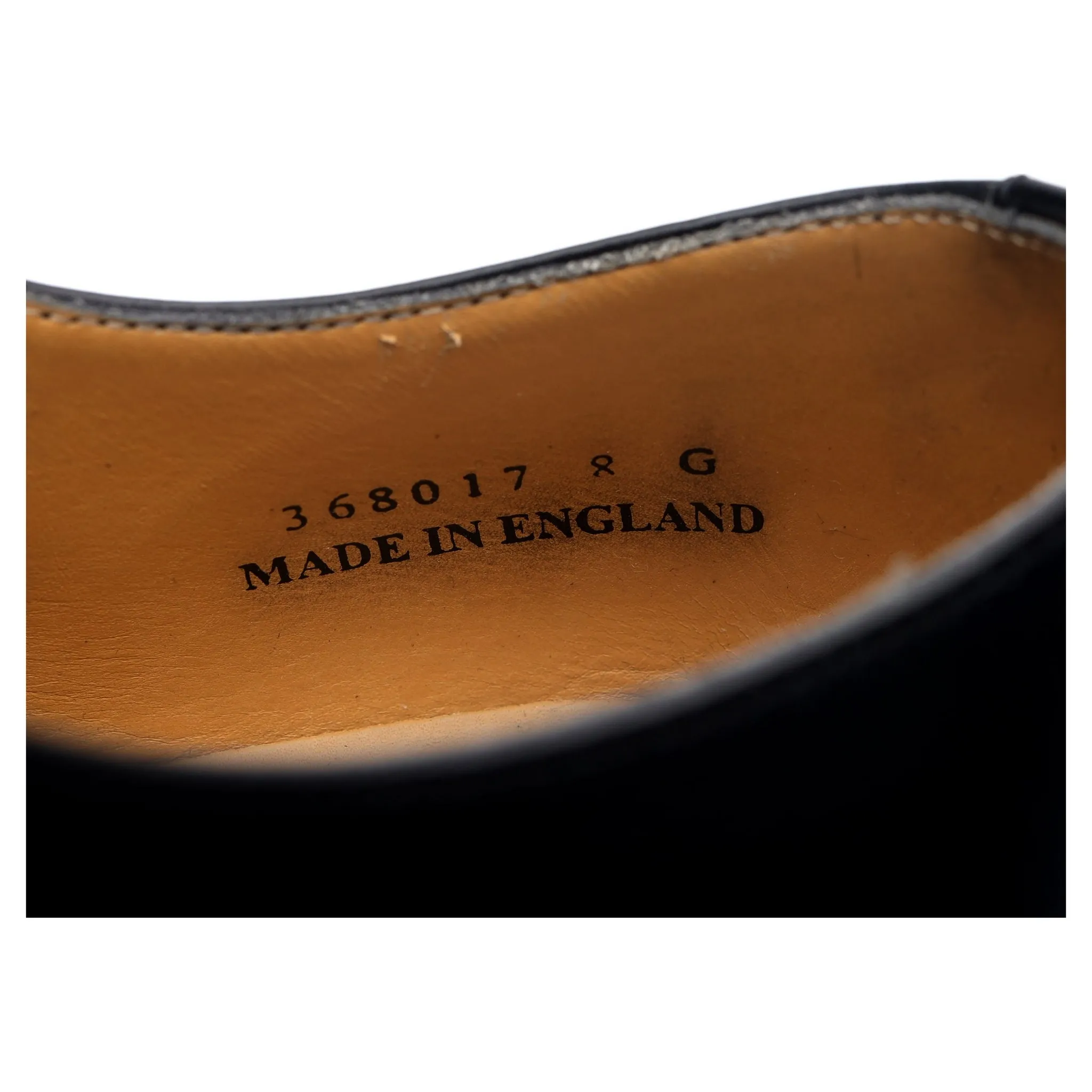 'Nevis' Black Leather Oxford UK 8 G