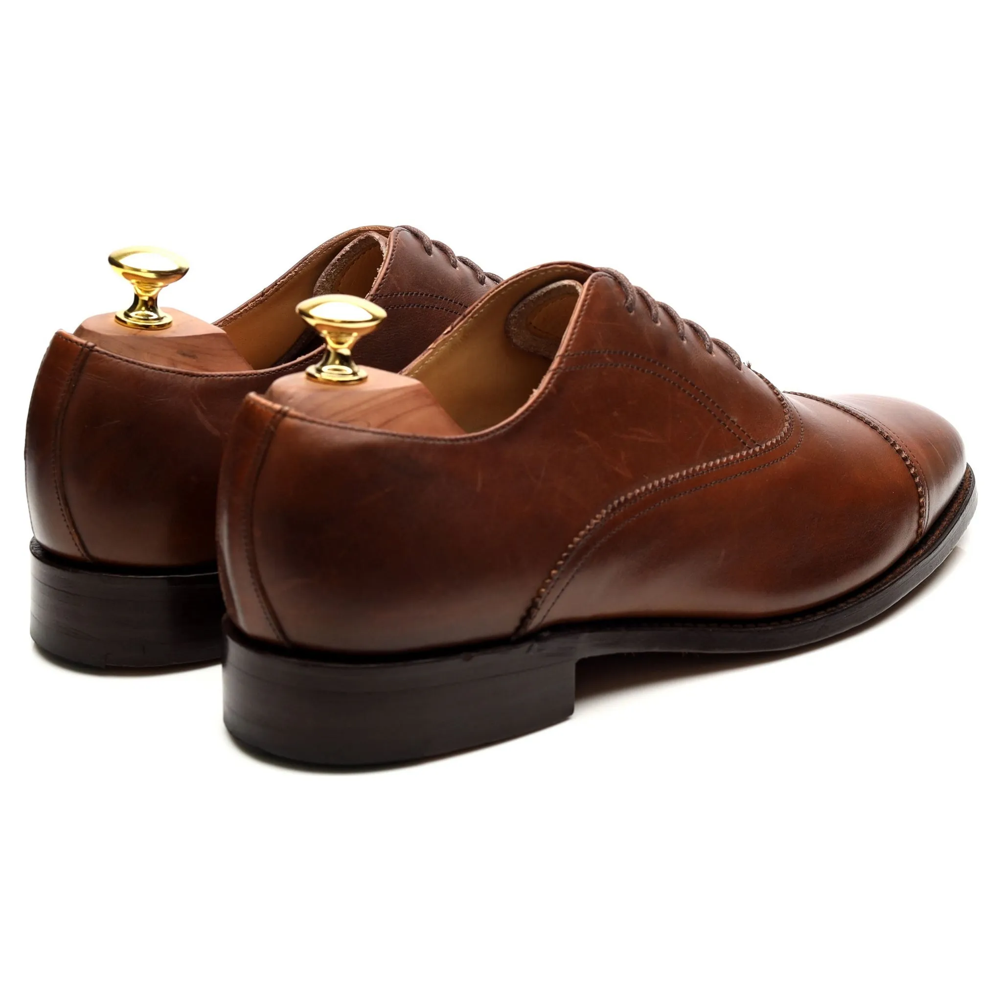 'Nevis' Brown Leather Oxford UK 8 G