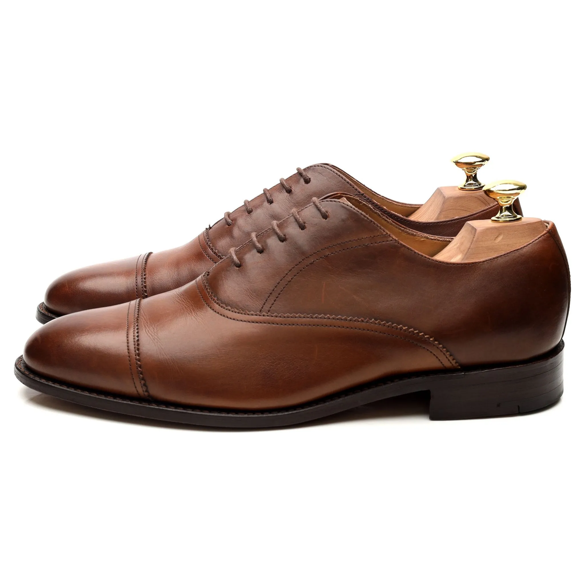 'Nevis' Brown Leather Oxford UK 8 G