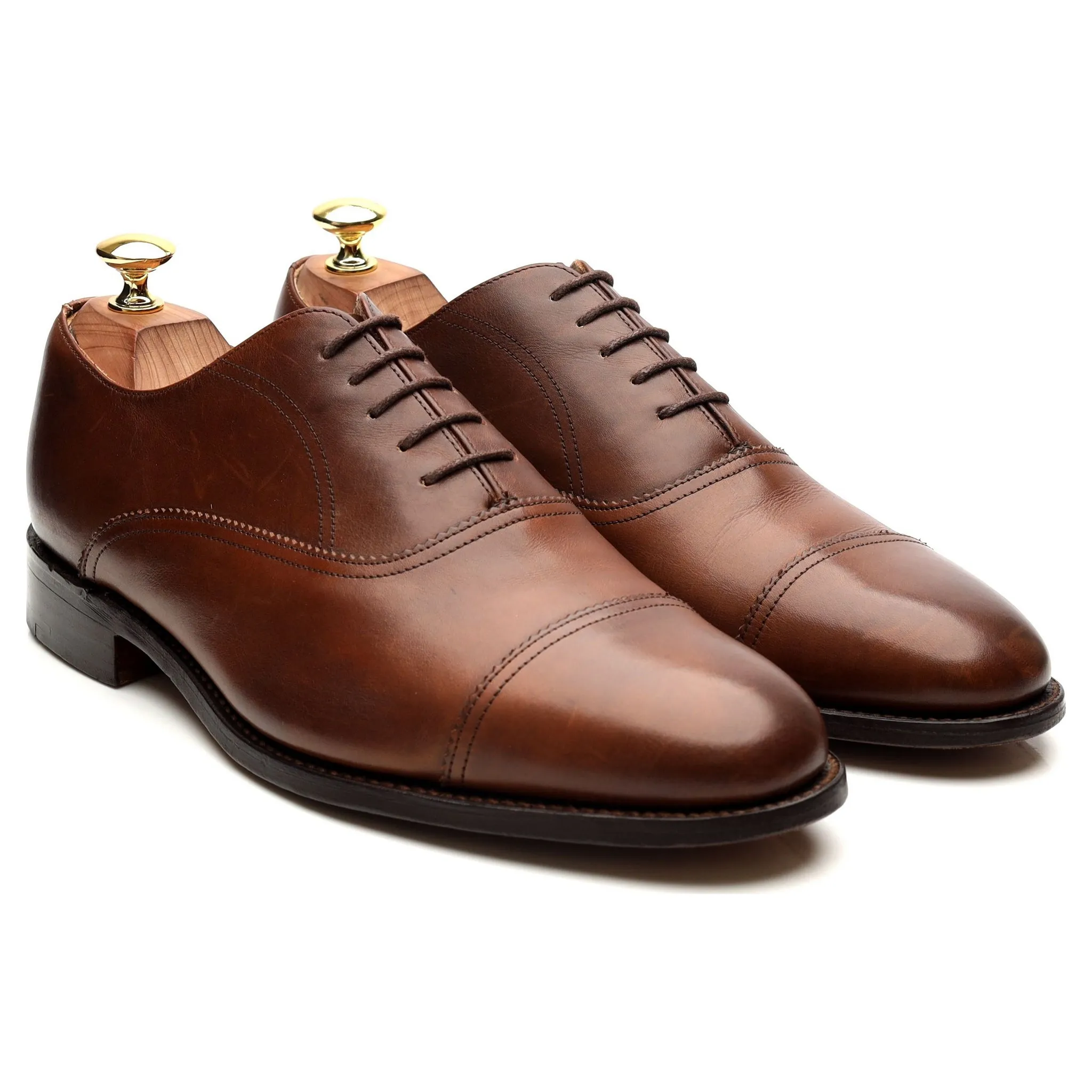 'Nevis' Brown Leather Oxford UK 8 G