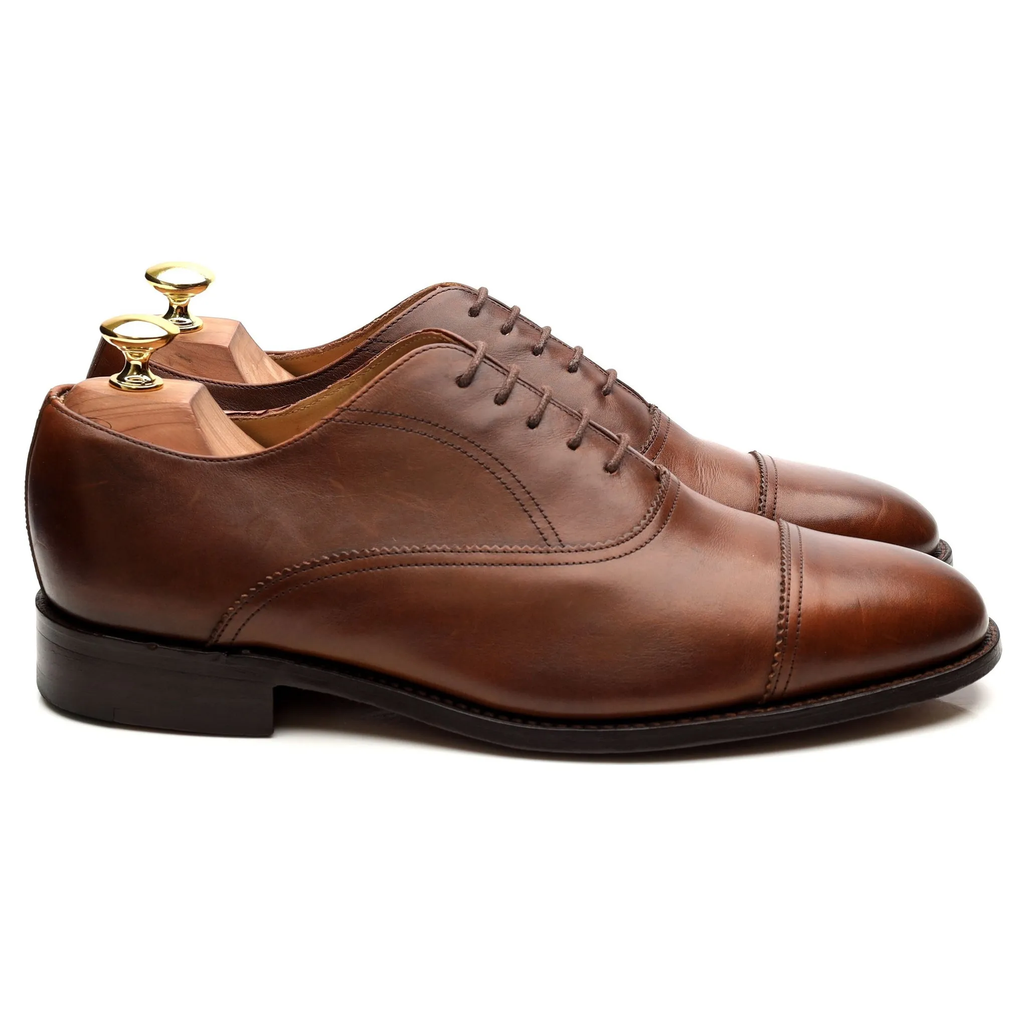'Nevis' Brown Leather Oxford UK 8 G