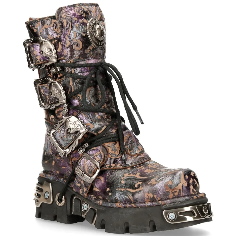 New Rock Purple Boots M.391-S5