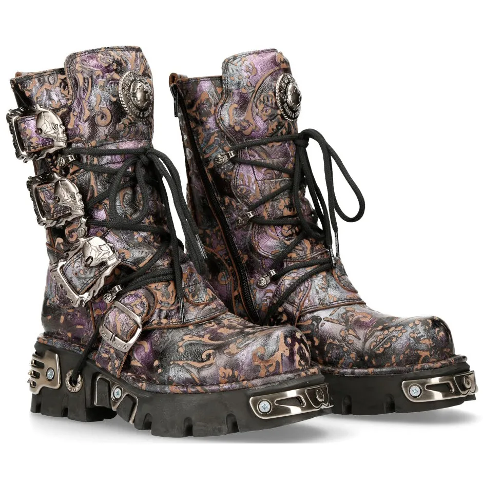 New Rock Purple Boots M.391-S5