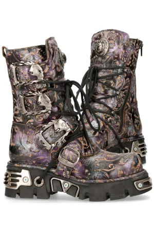 New Rock Purple Boots M.391-S5