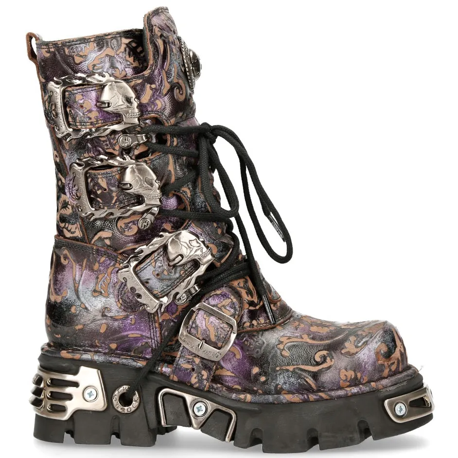 New Rock Purple Boots M.391-S5