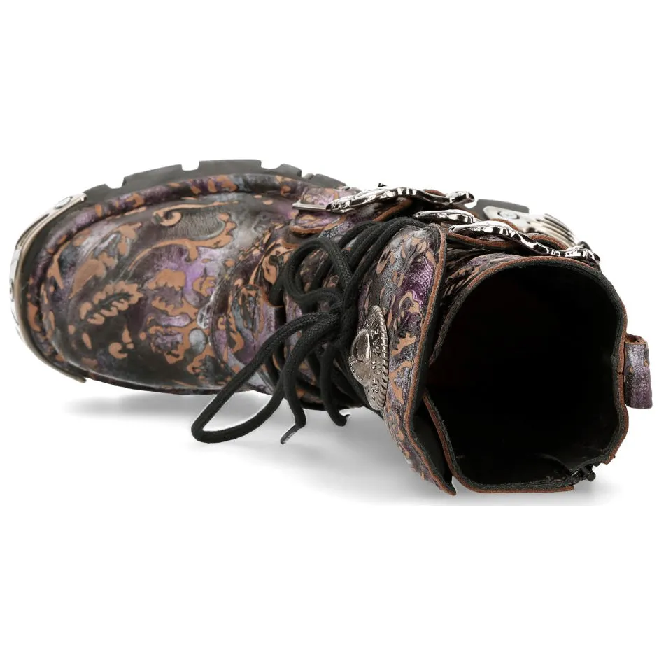 New Rock Purple Boots M.391-S5
