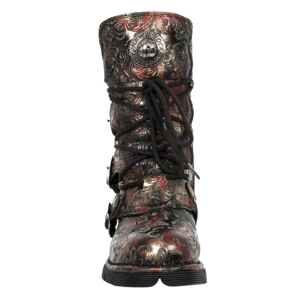 New Rock Red Boots M.1473-S42