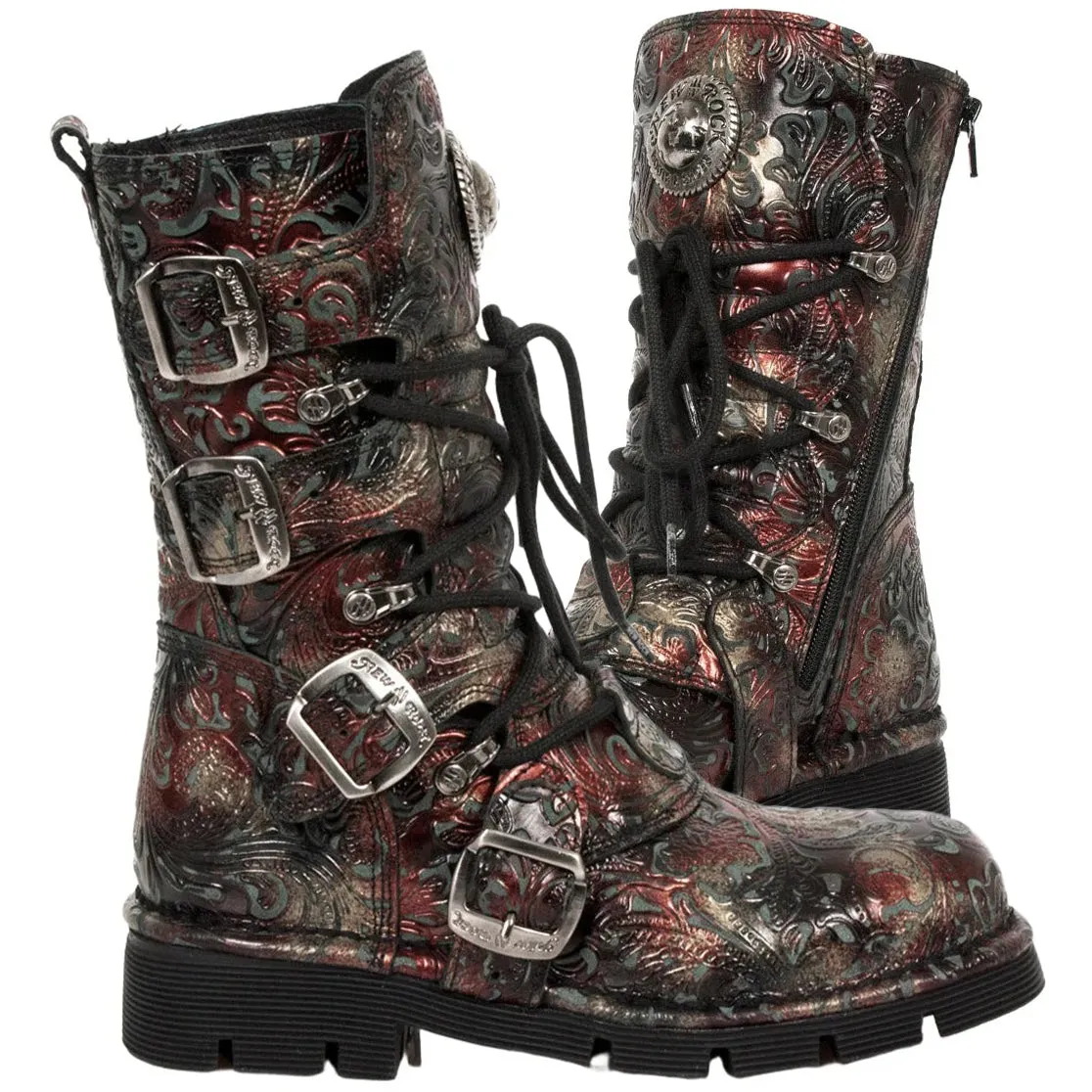 New Rock Red Boots M.1473-S42