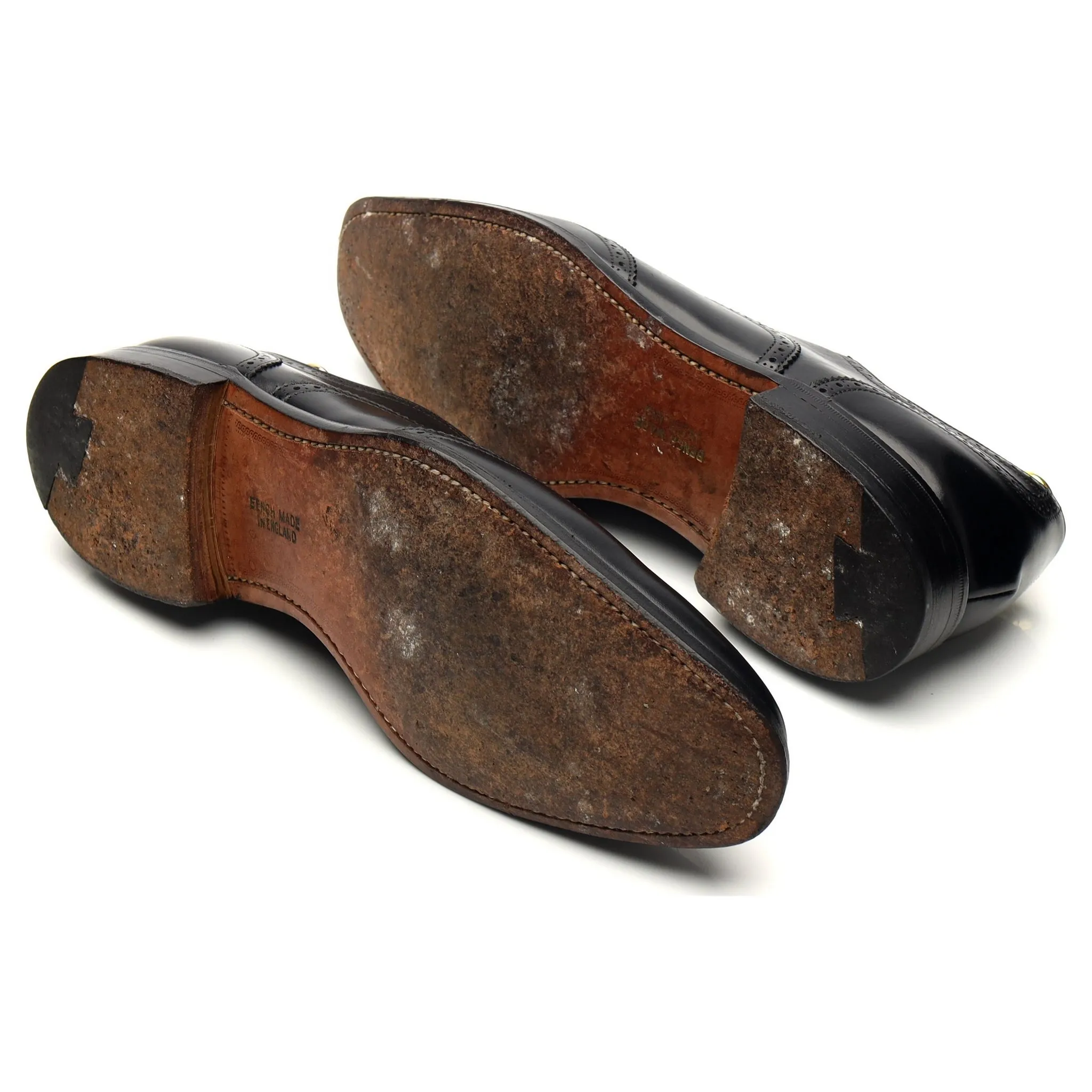 'Newbury' Black Leather Oxford Brogues UK 8.5 F