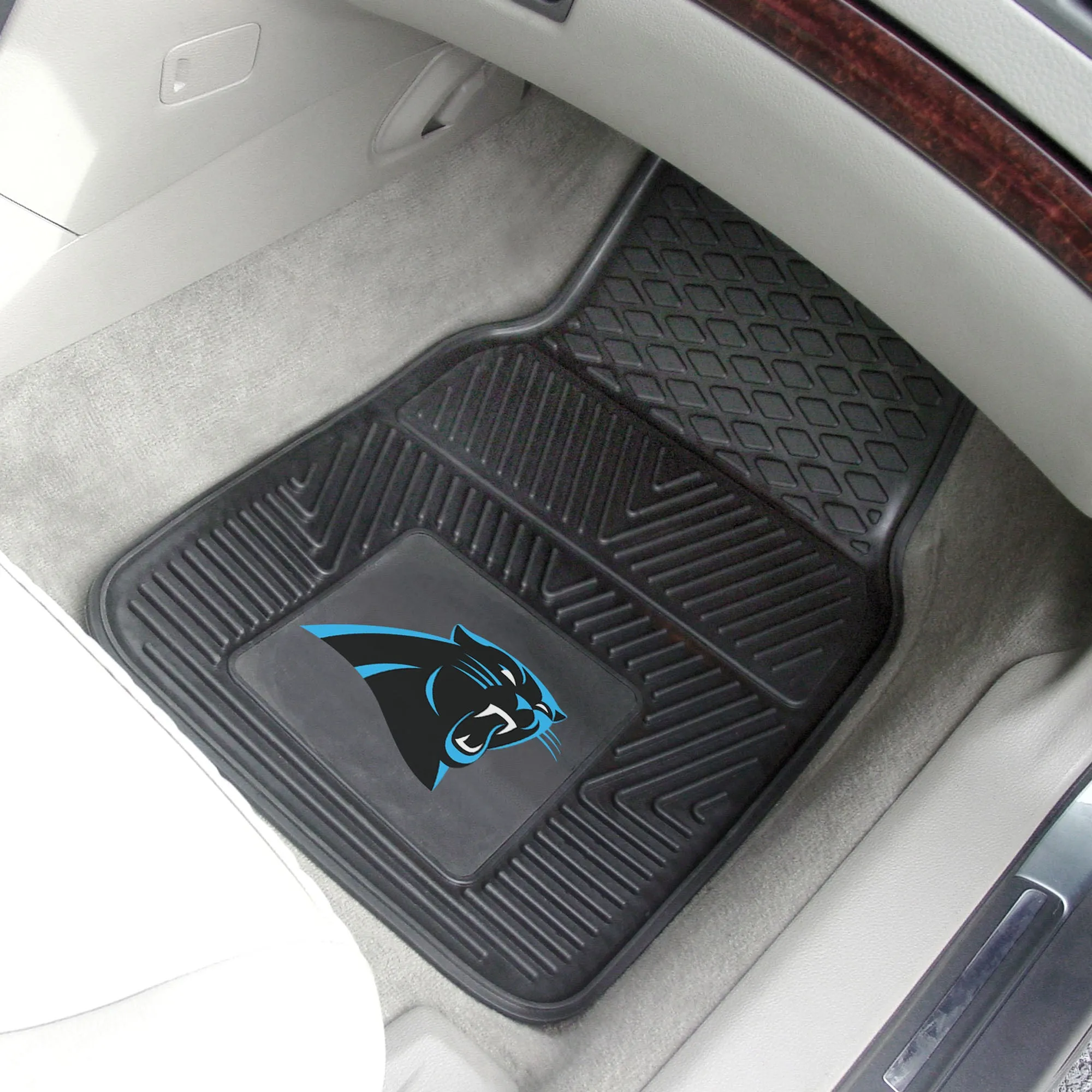 NFL - Carolina Panthers 2-pc Vinyl Car Mat Set