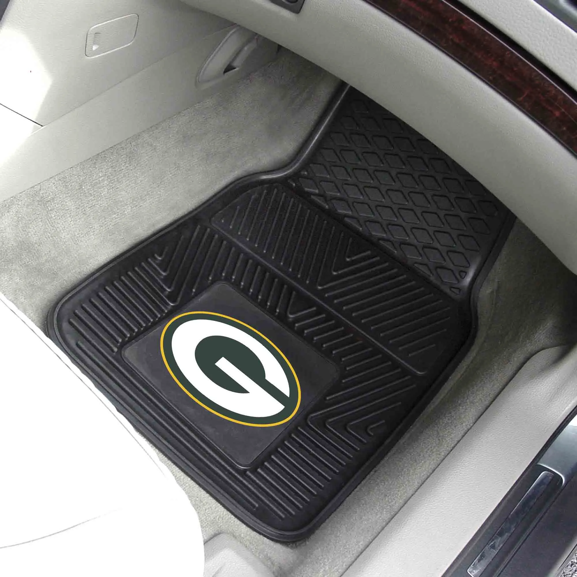 NFL - Green Bay Packers 2-pc Vinyl Car Mat Set