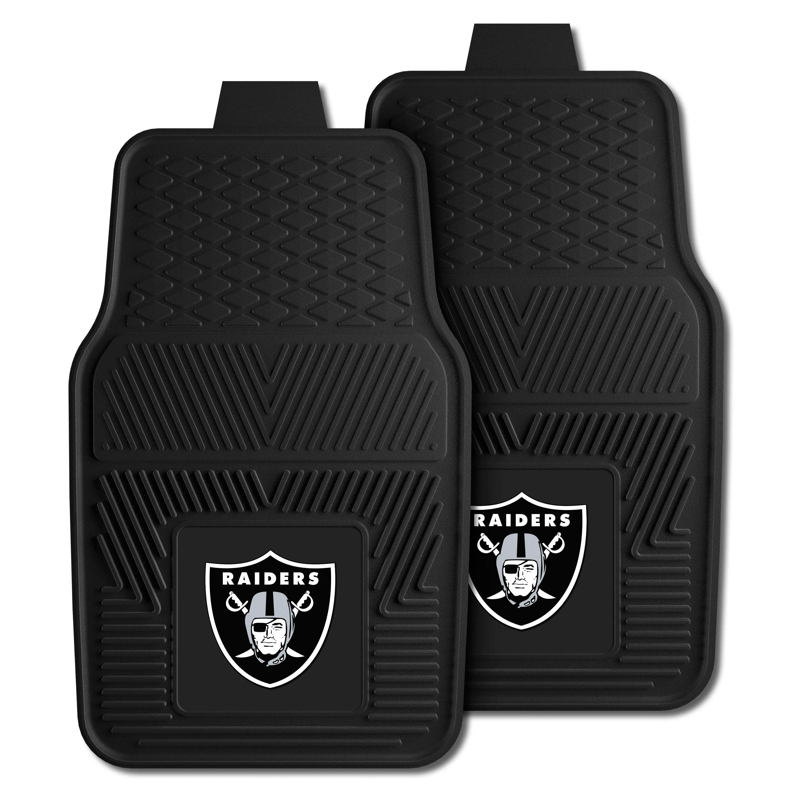 NFL - Las Vegas Raiders 2-pc Vinyl Car Mat Set