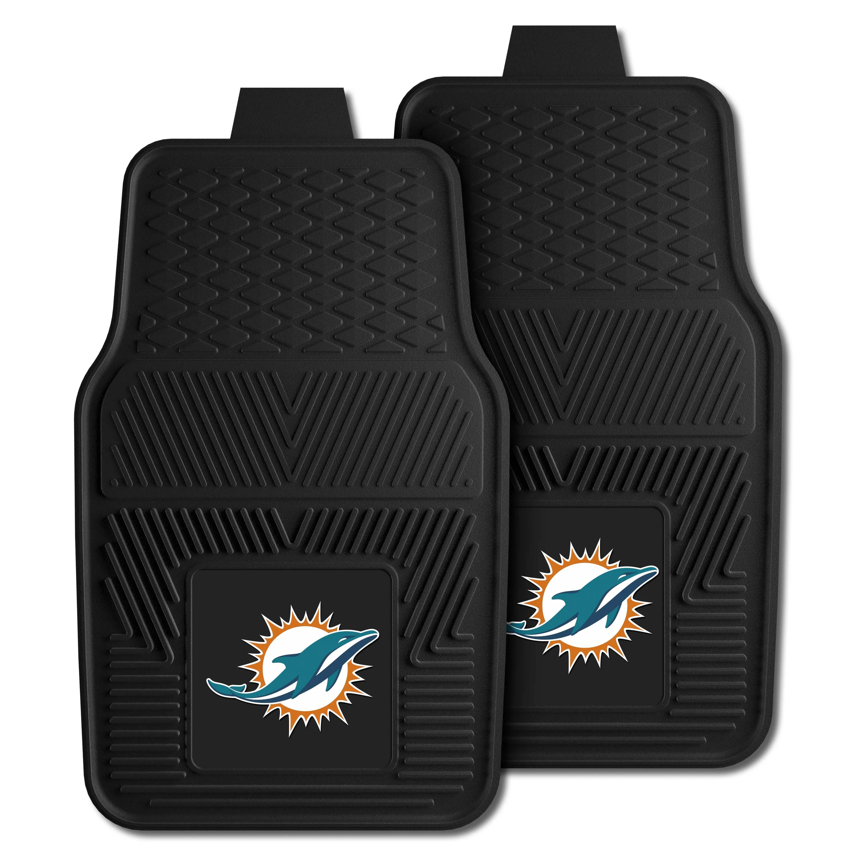 NFL - Miami Dolphins 2-pc Vinyl Car Mat Set