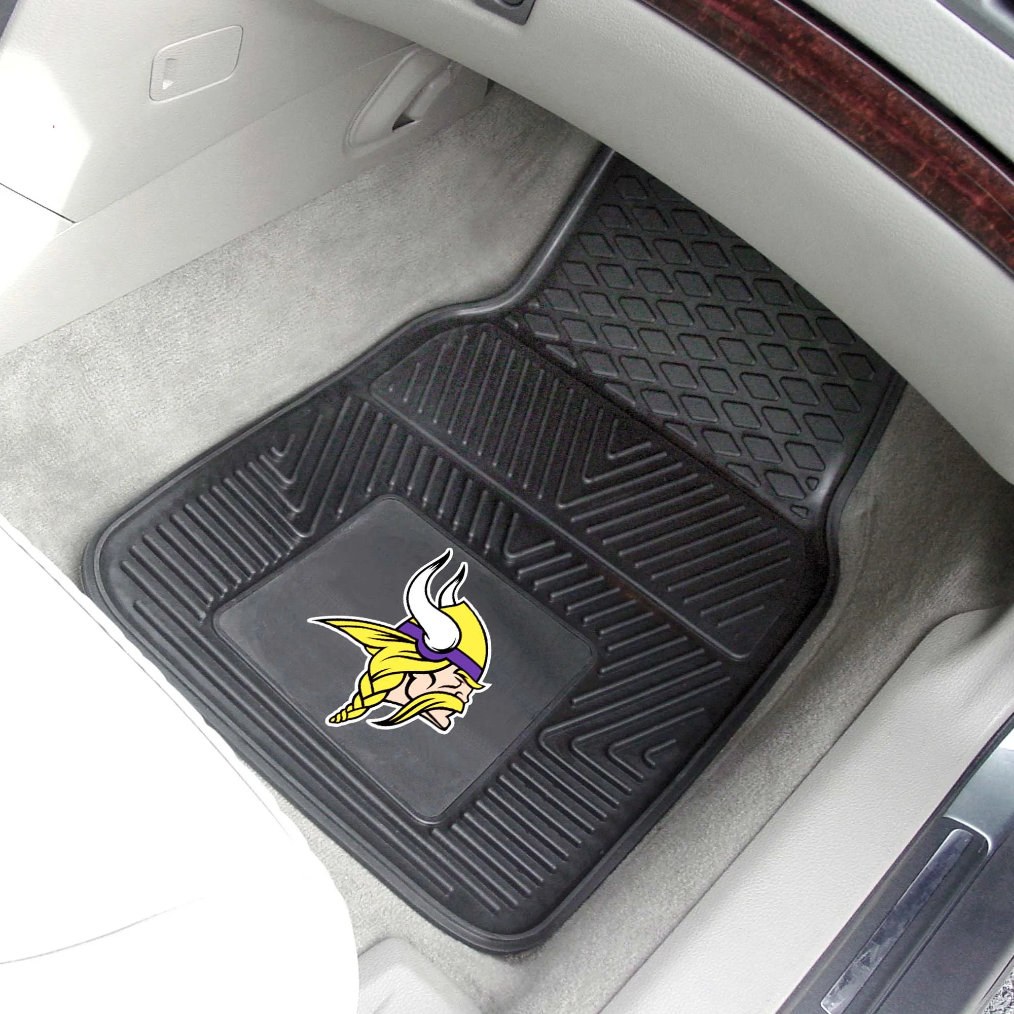 NFL - Minnesota Vikings 2-pc Vinyl Car Mat Set