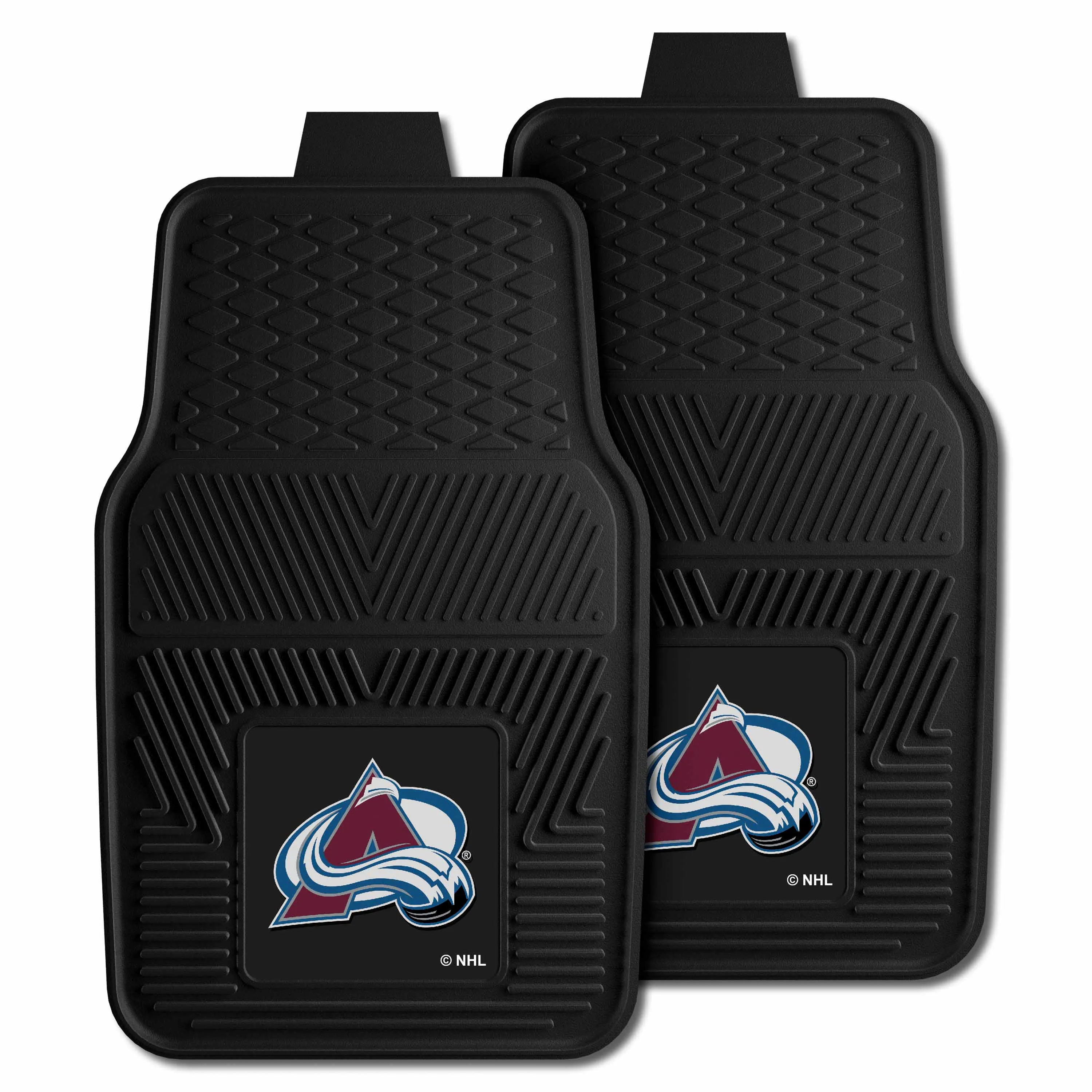NHL - Colorado Avalanche 2-pc Vinyl Car Mat Set