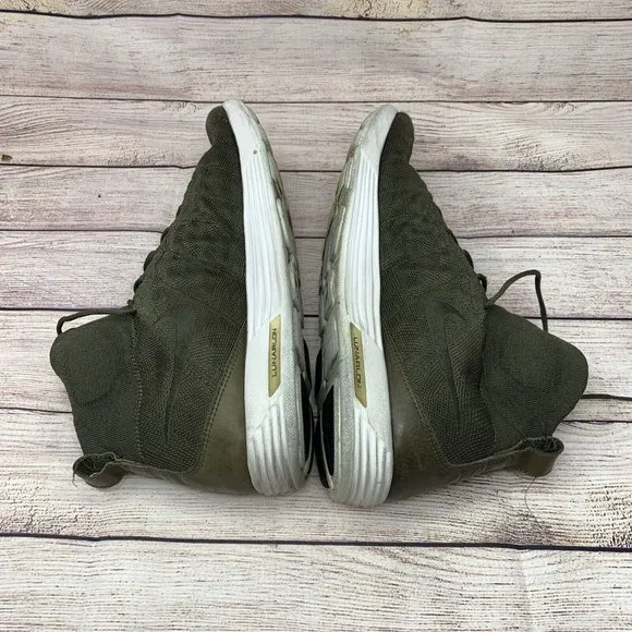 Nike Mens Lunar Magista ll FK 852614-300 Cargo Khaki Lace Up Sneaker Shoes 13
