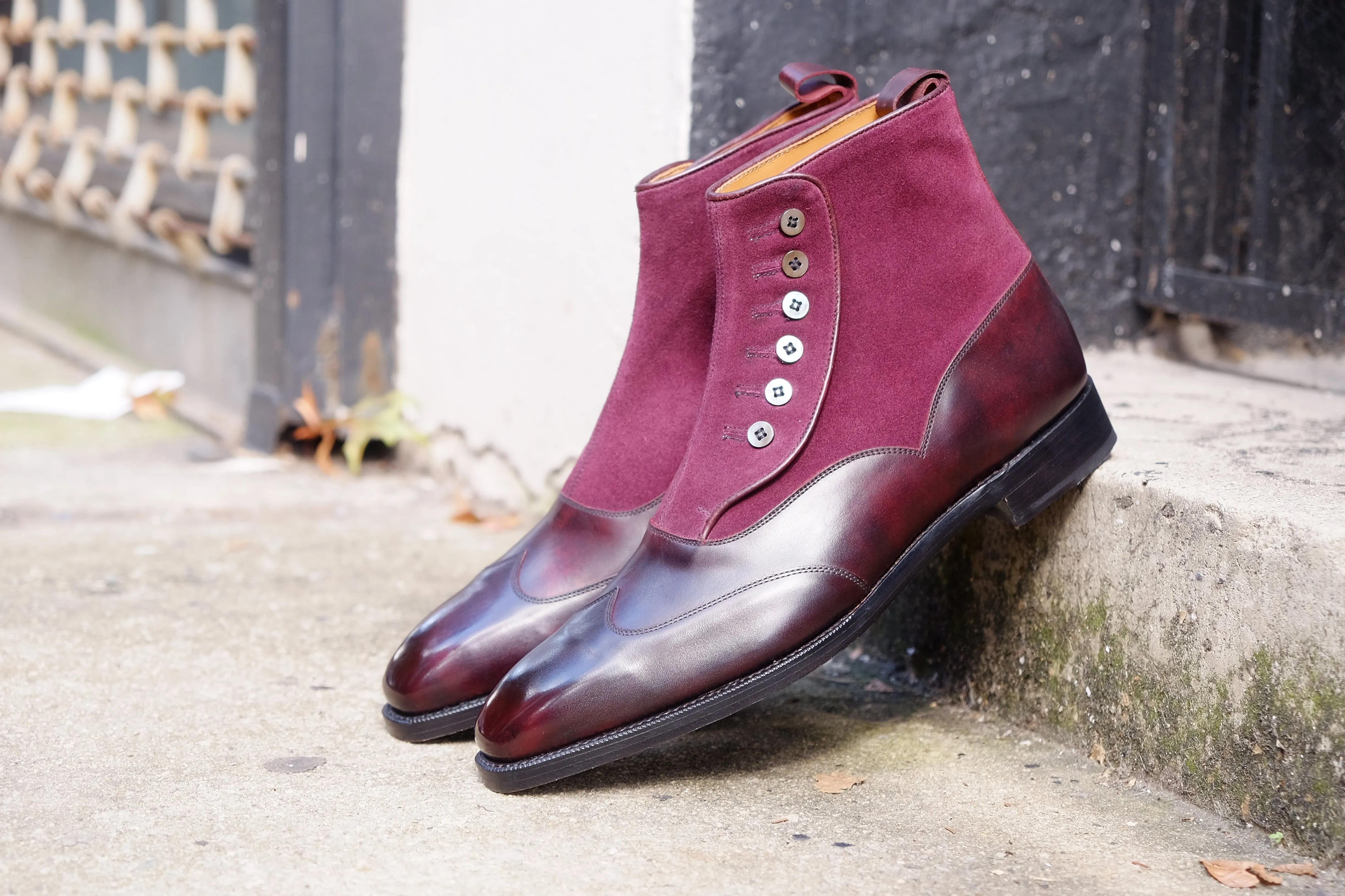 Northbend - MTO - Plum Museum Calf / Regal Purple Suede - MGF Last - Single Leather Sole