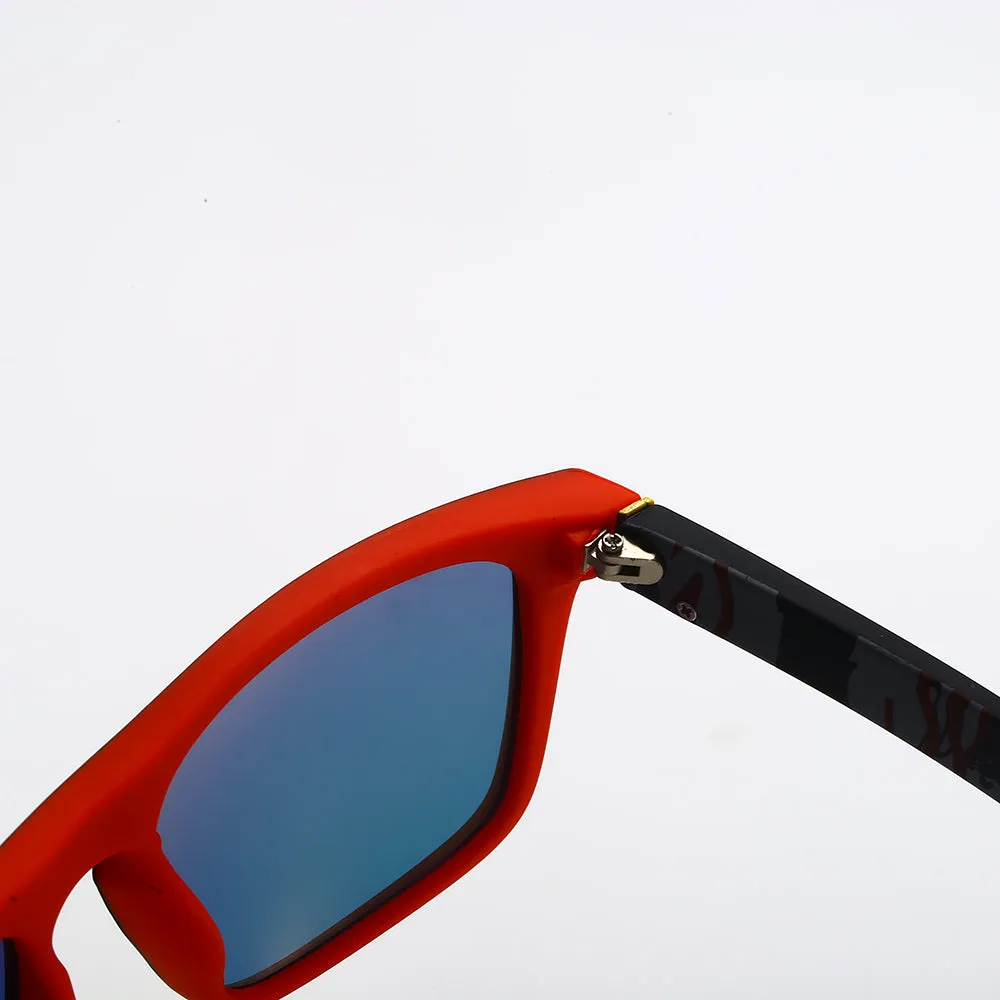 OOLVS Outdoor Sports Sunglasses Polycarbonate Square Frame UV400 HD Polarized Mirrored Lens Men's Women's Casual Driving Classic Sun Glasses Fashion Casual Cycling Gafas De Sol MS173-3N