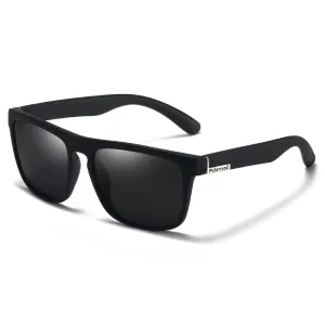 OOLVS Outdoor Sports Sunglasses Polycarbonate Square Frame UV400 HD Polarized Mirrored Lens Men's Women's Casual Driving Classic Sun Glasses Fashion Casual Cycling Gafas De Sol MS173-3N