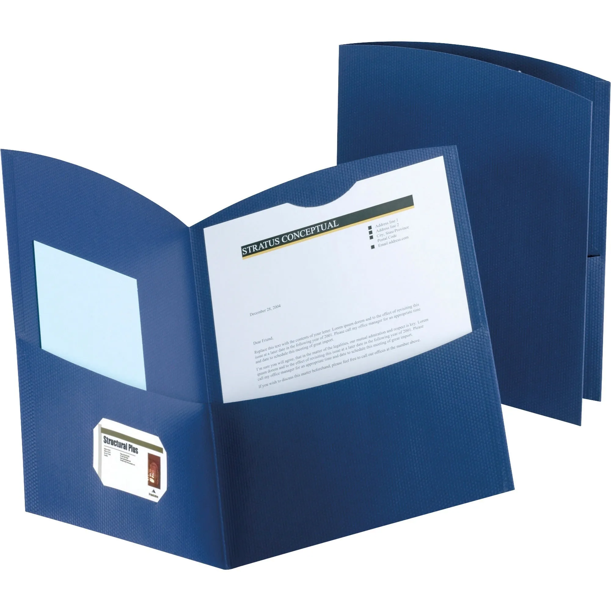 Oxford Contour Letter Recycled Pocket Folder