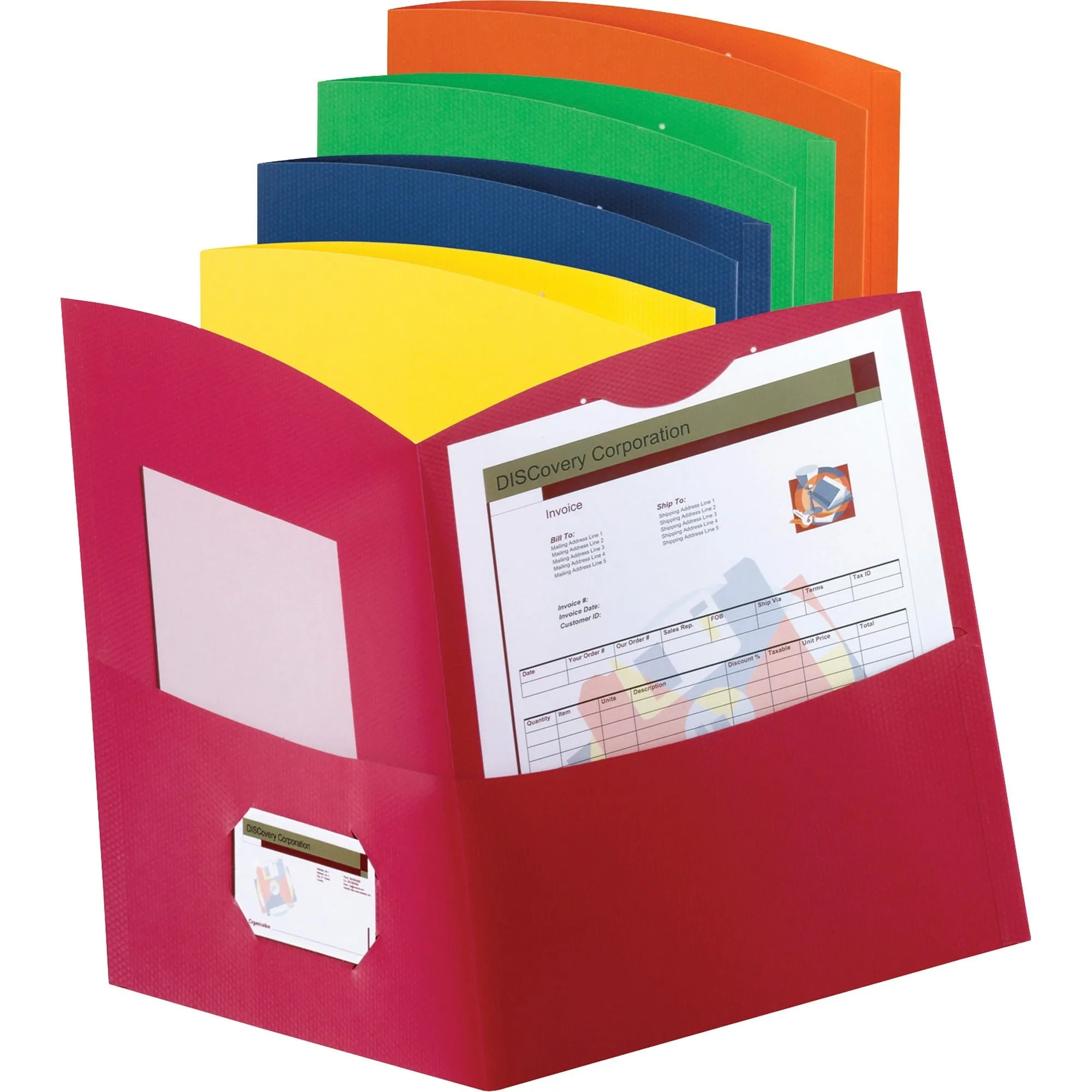 Oxford Contour Letter Recycled Pocket Folder