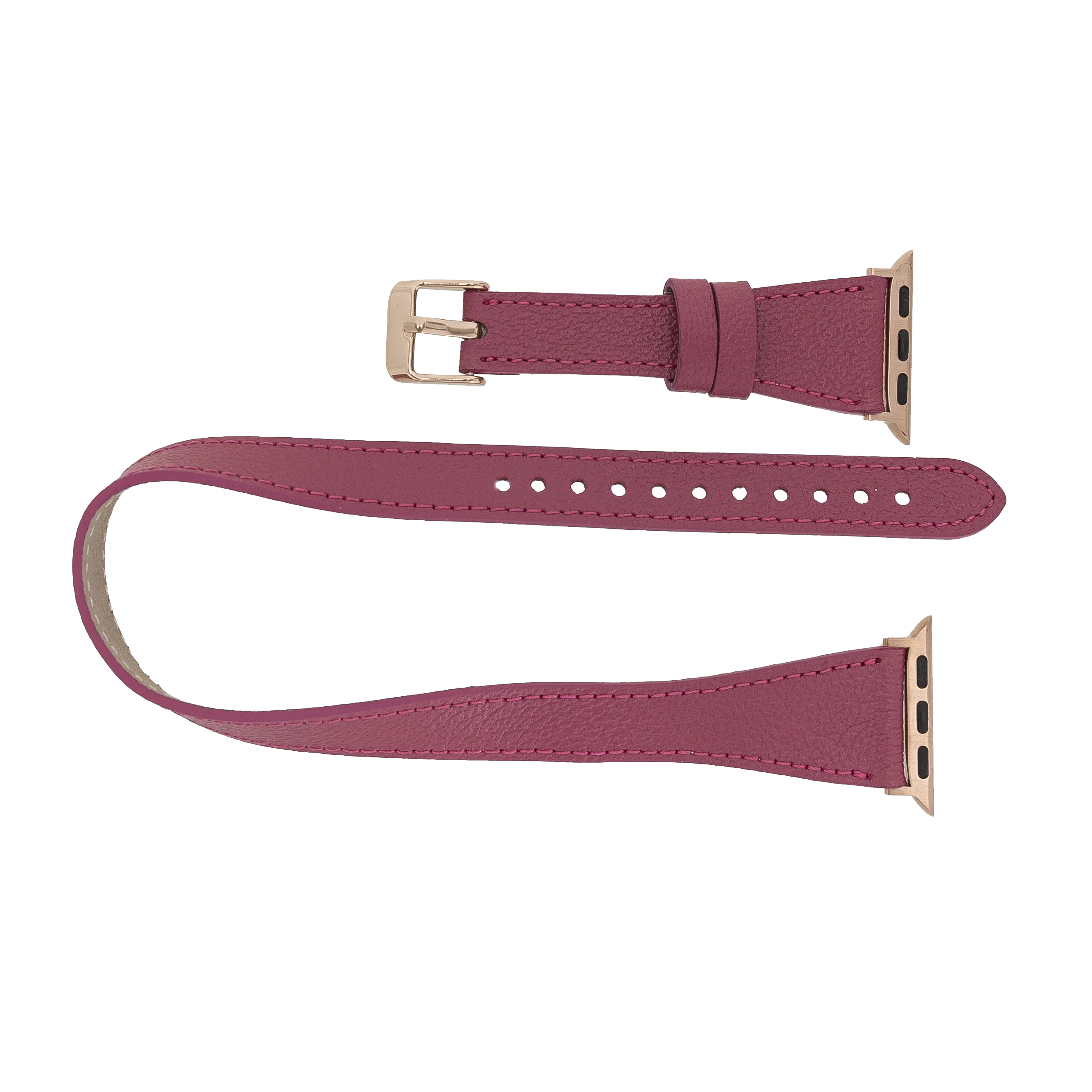 Oxford Double Leather Watch Band for Apple