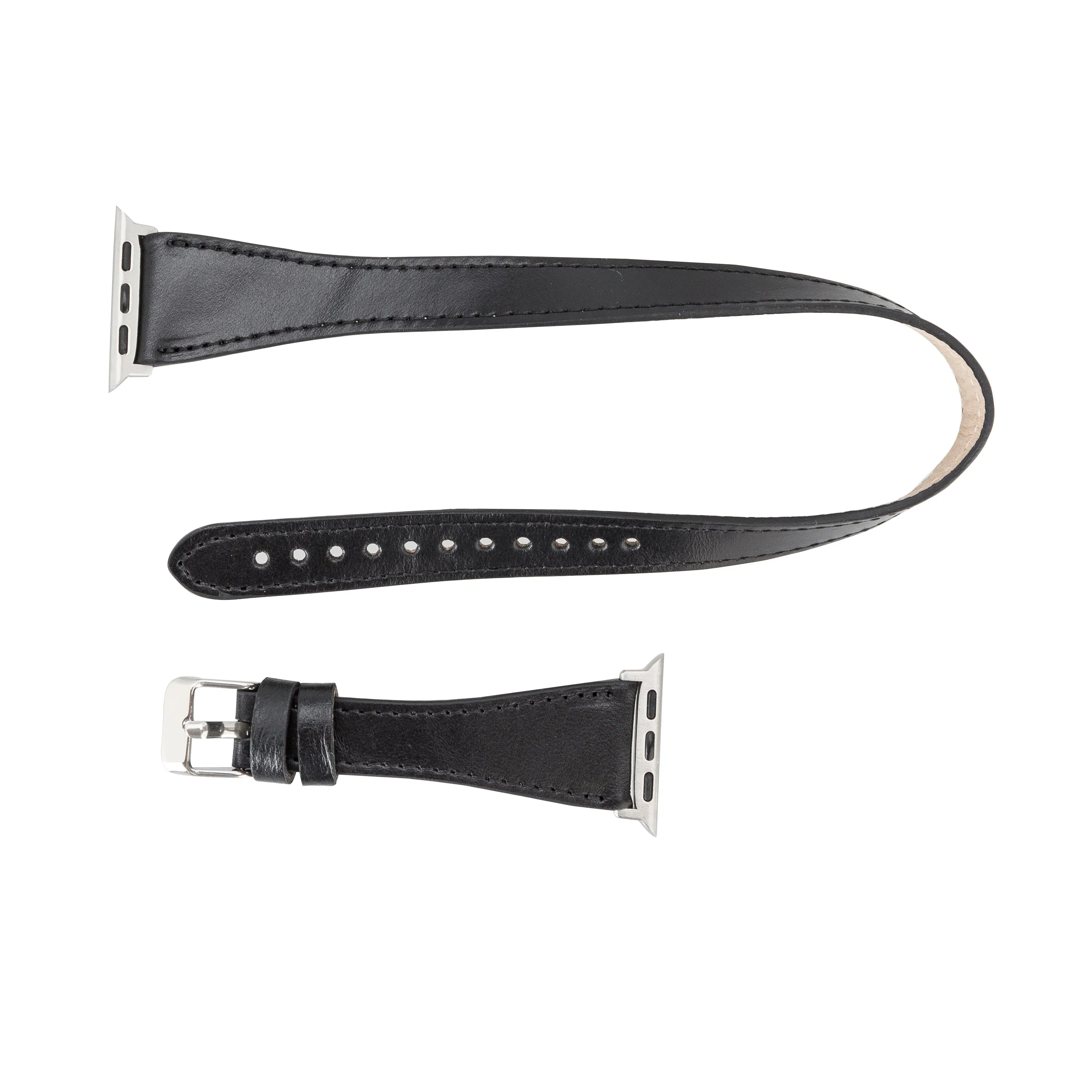 Oxford Double Leather Watch Band for Apple