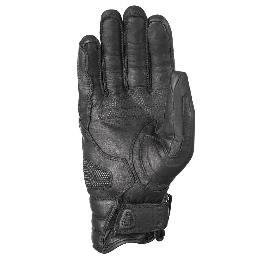 Oxford Mondial Short Leather Gloves Black