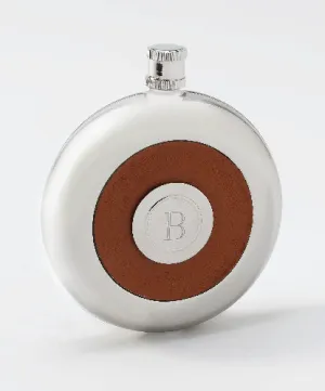 Oxford Round  Leather Flask