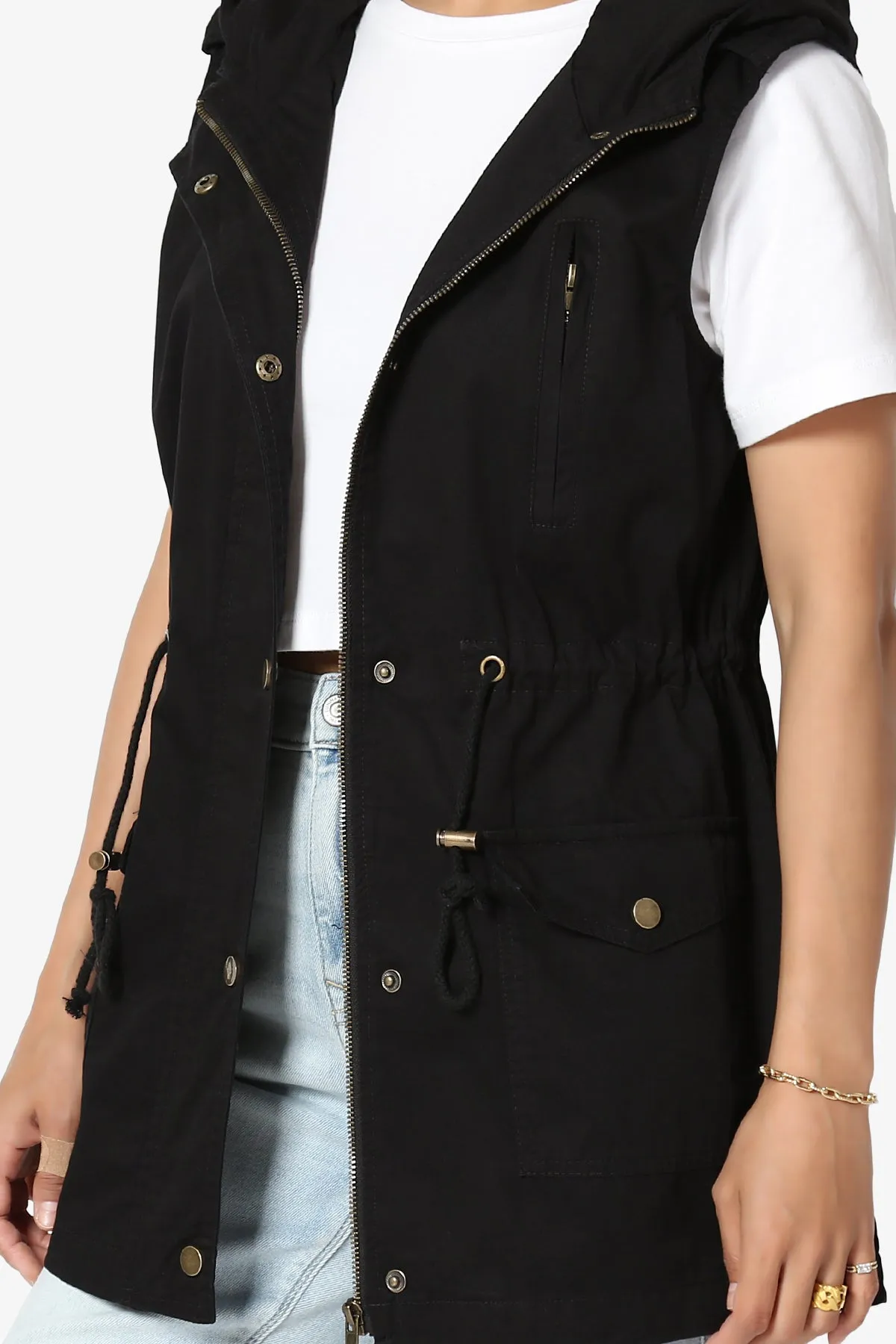 Paislee Loose Fit Utility Vest