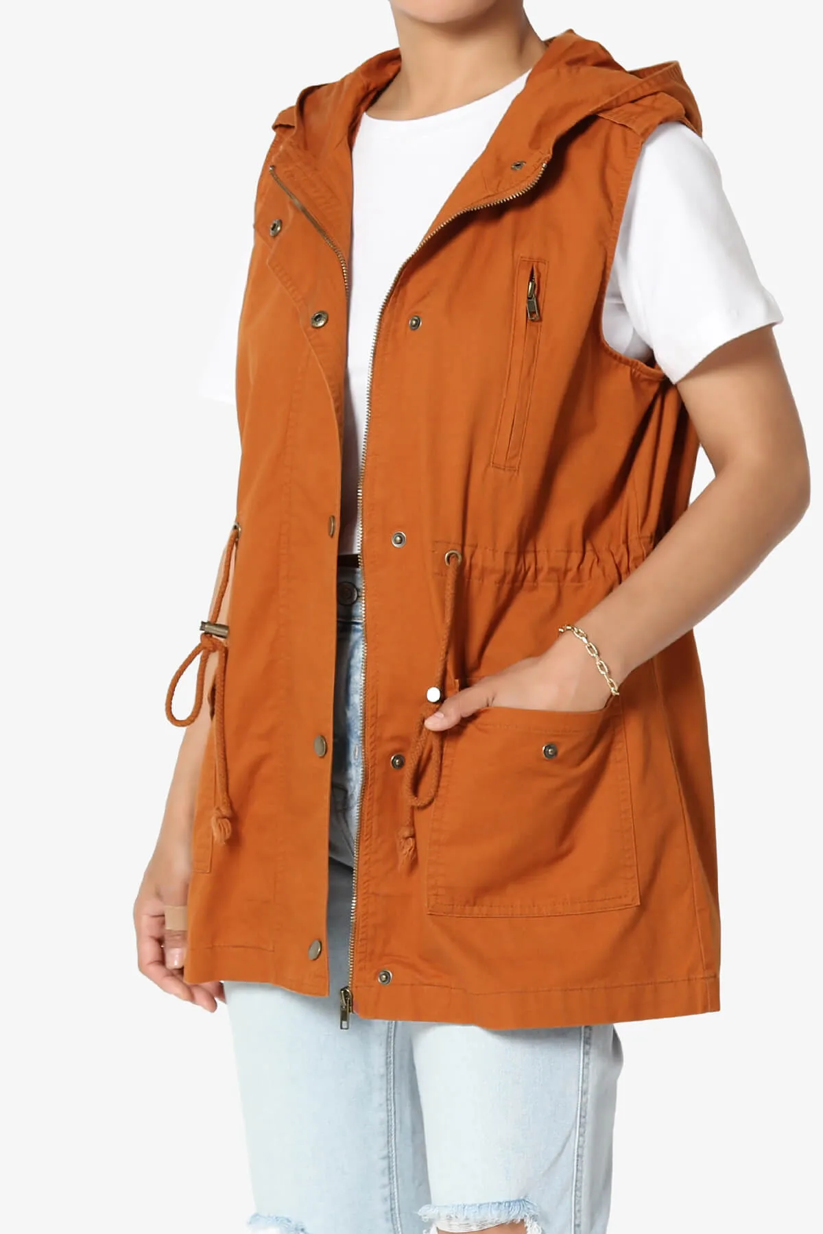 Paislee Loose Fit Utility Vest