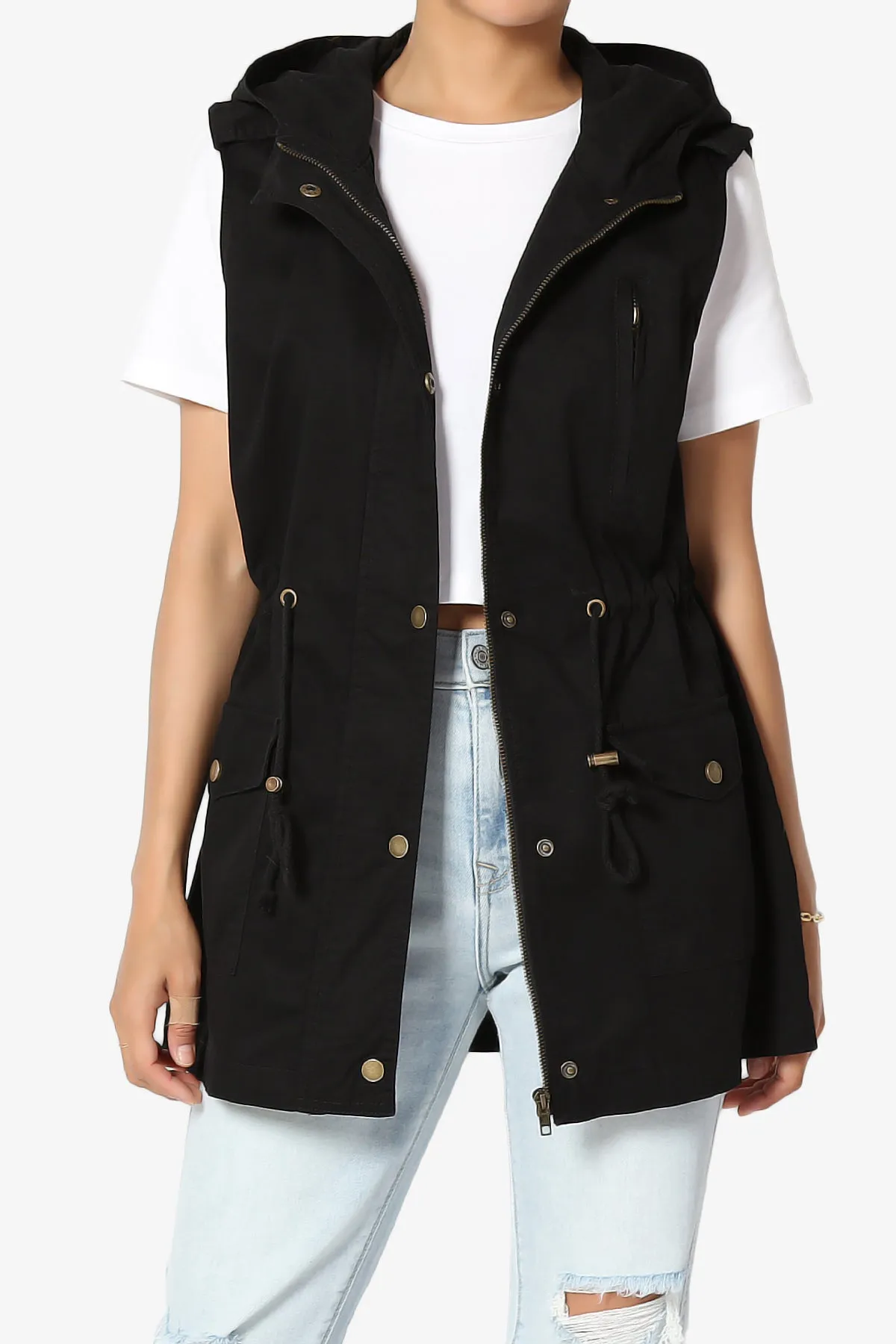 Paislee Loose Fit Utility Vest