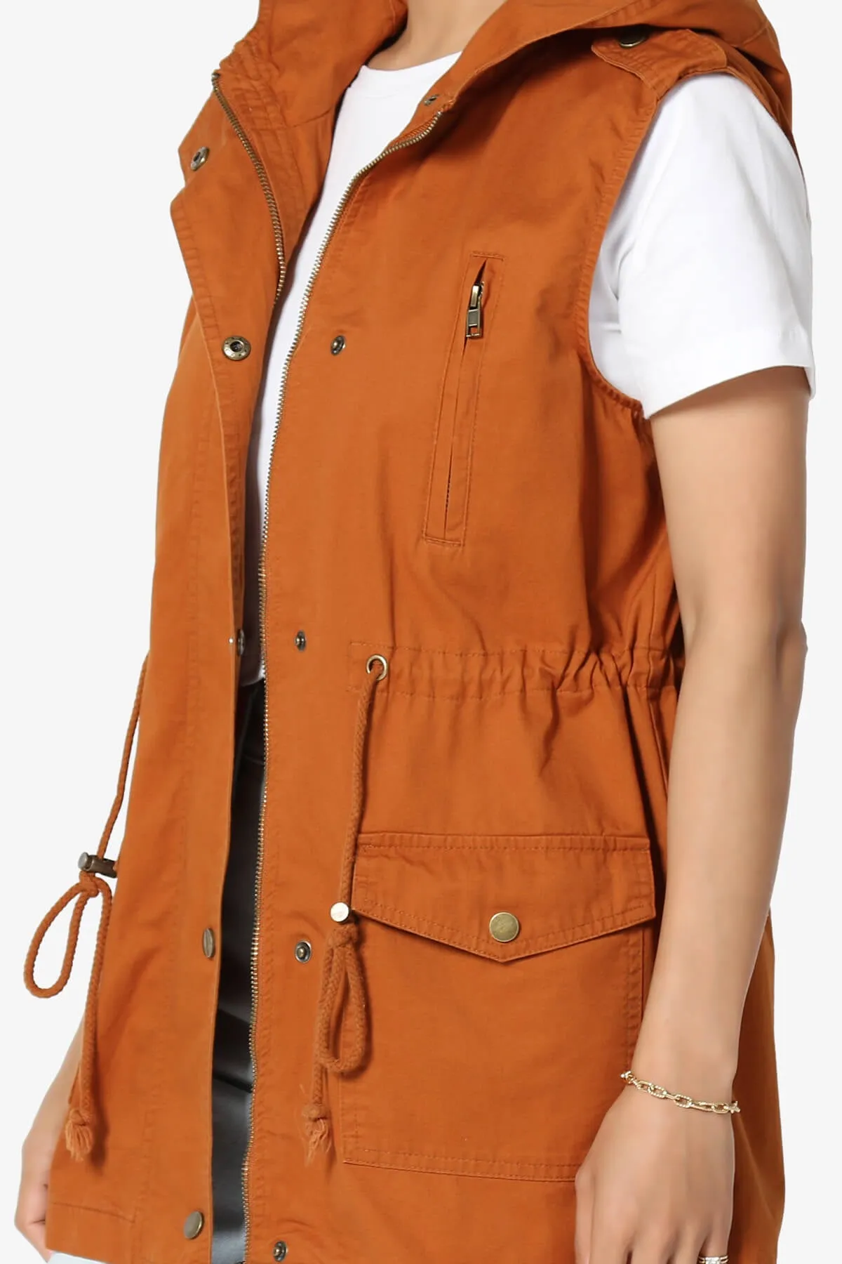 Paislee Loose Fit Utility Vest