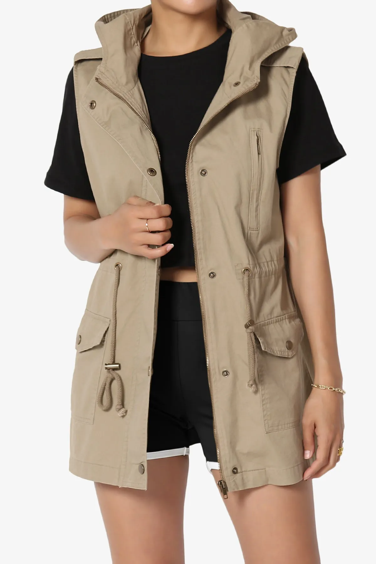 Paislee Loose Fit Utility Vest