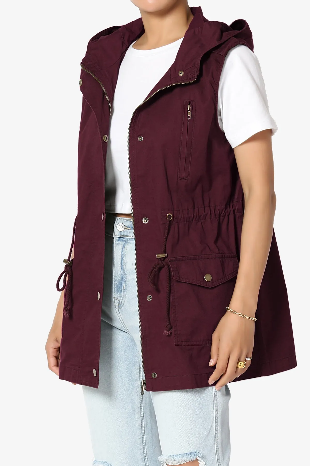 Paislee Loose Fit Utility Vest