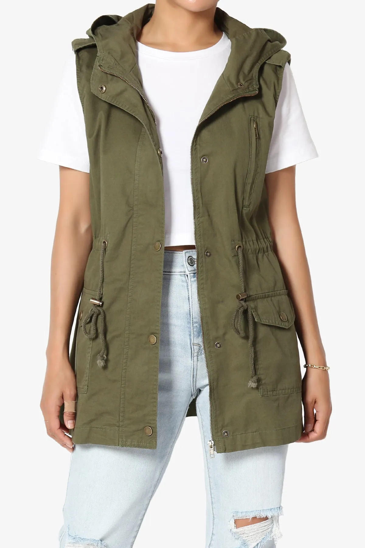 Paislee Loose Fit Utility Vest