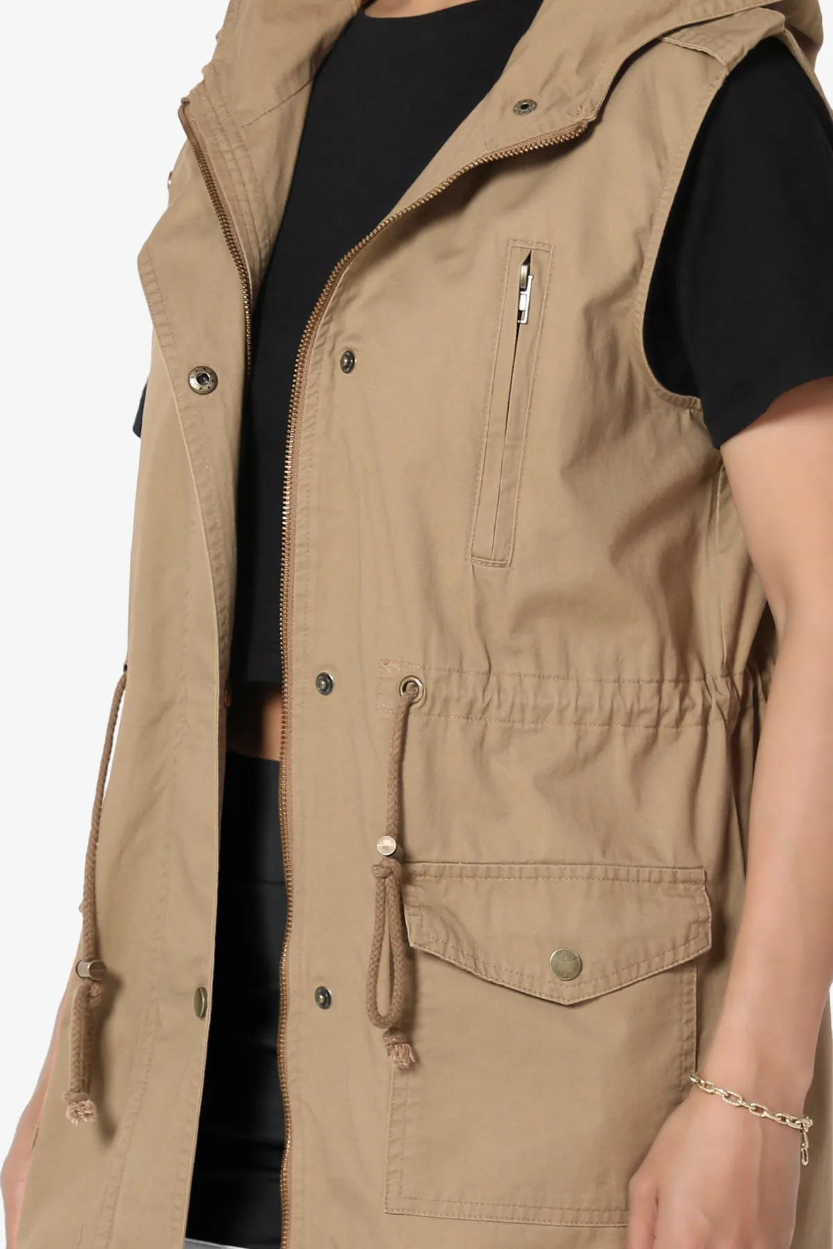Paislee Loose Fit Utility Vest