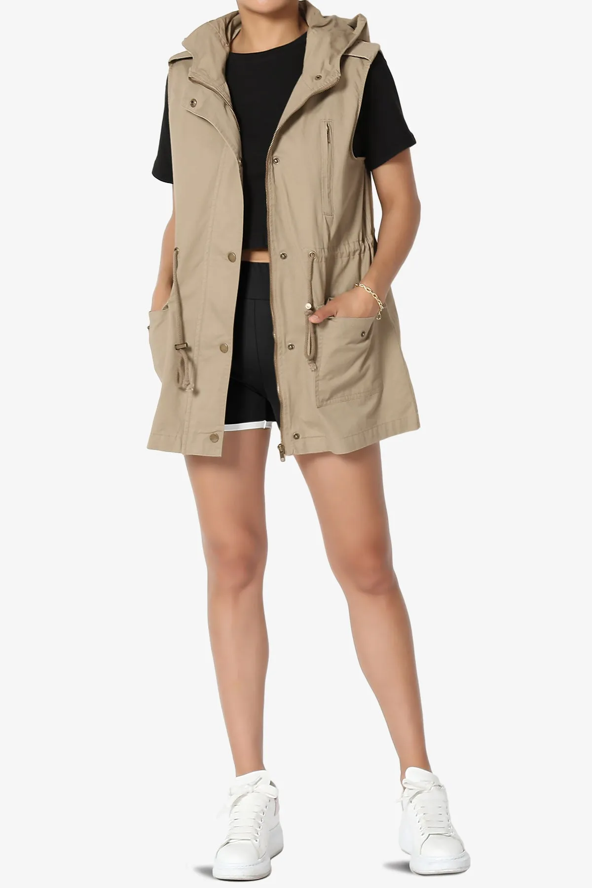 Paislee Loose Fit Utility Vest