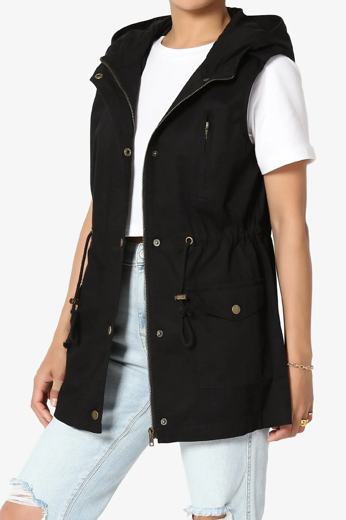 Paislee Loose Fit Utility Vest